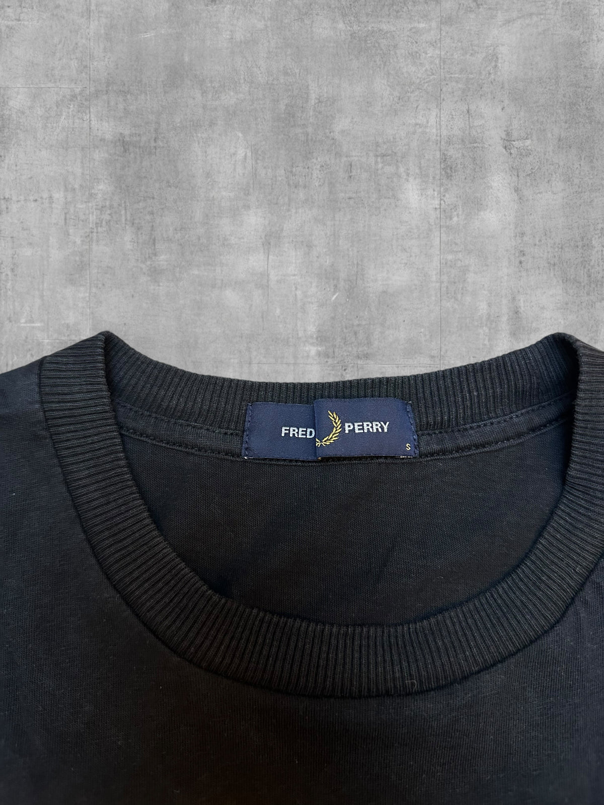 Fred Perry T-Shirt Schwarz S