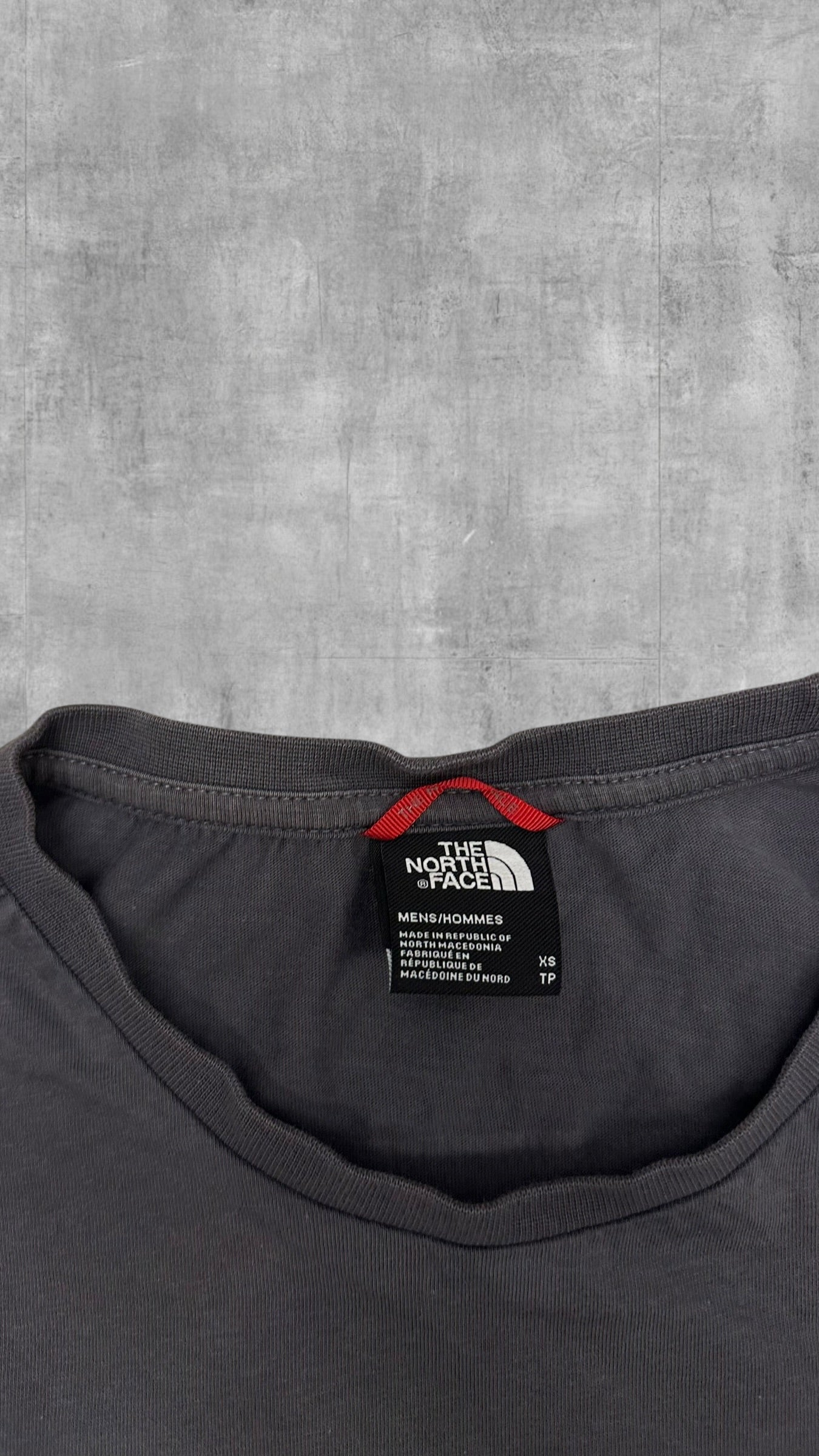 The North Face T-Shirt Grau Backprint XS