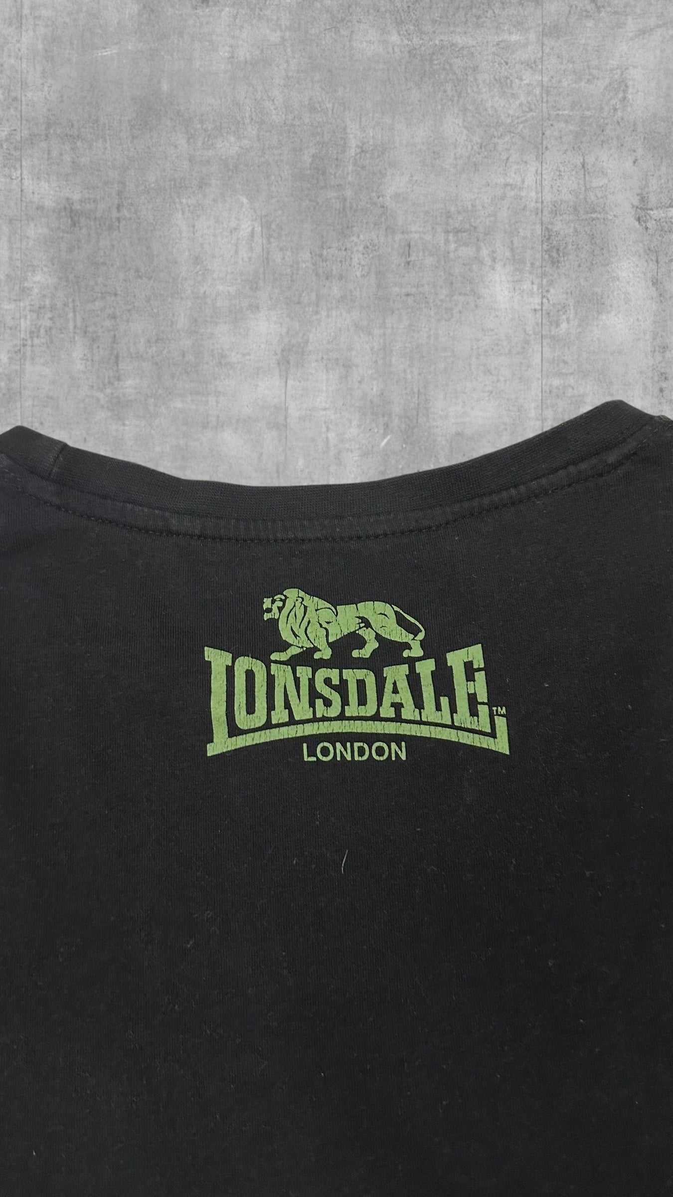 Lonsdale London T-Shirt Schwarz Khaki XL