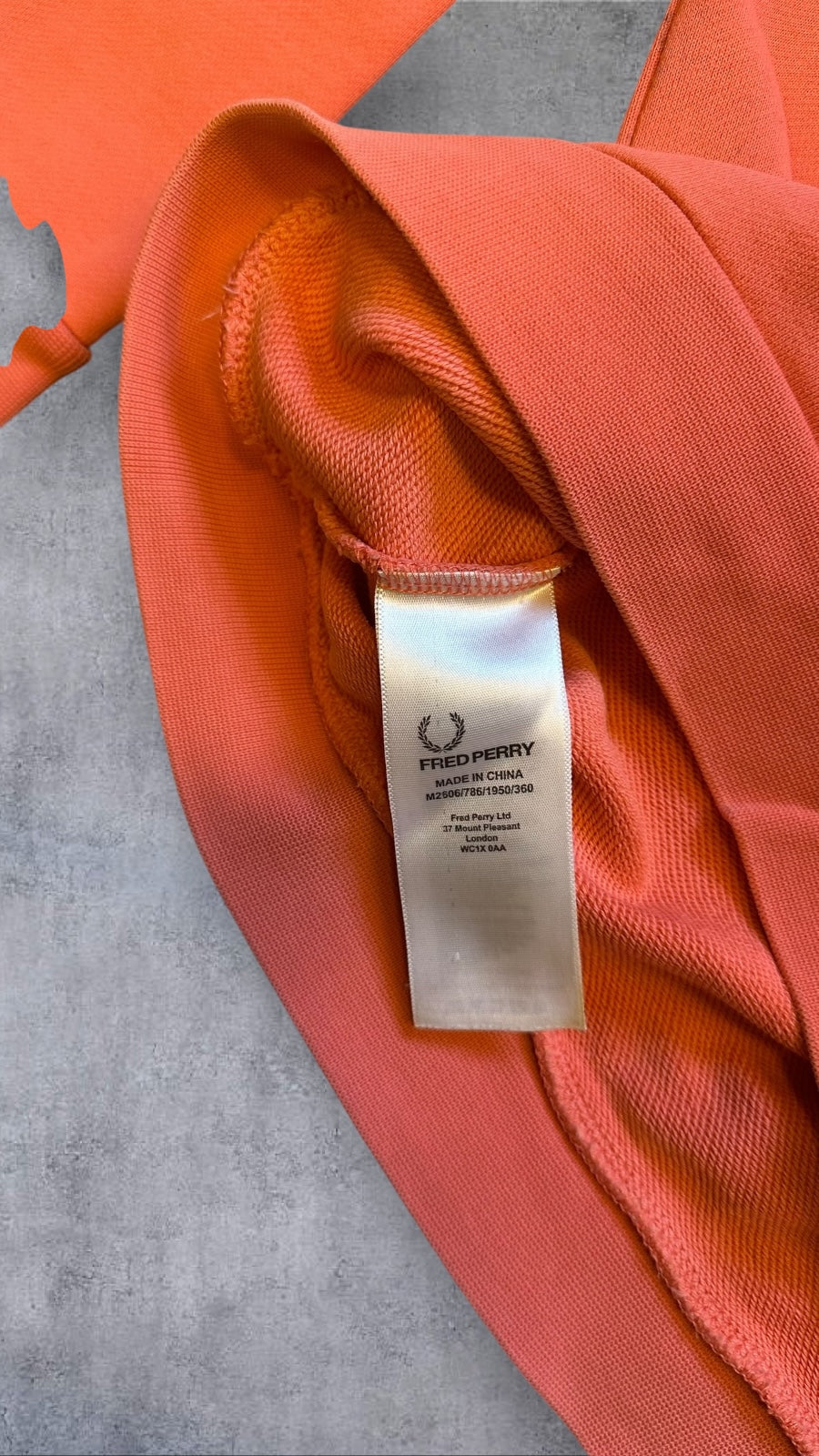 Fred Perry Sweatshirt Hellrot S
