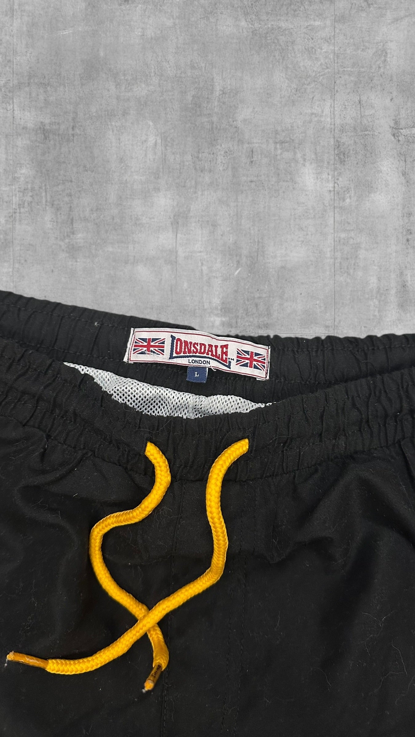 Lonsdale London Shorts Badehose Schwarz Gold M - L