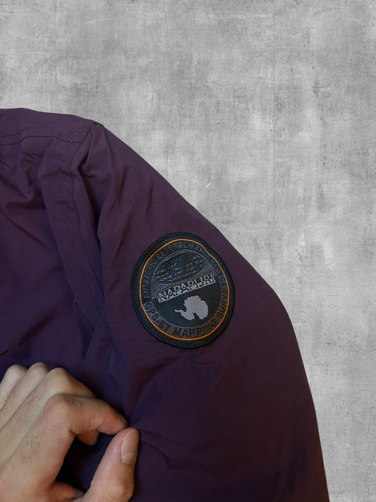 Napapijri Jacke Windbreaker gefüttert Weinrot M