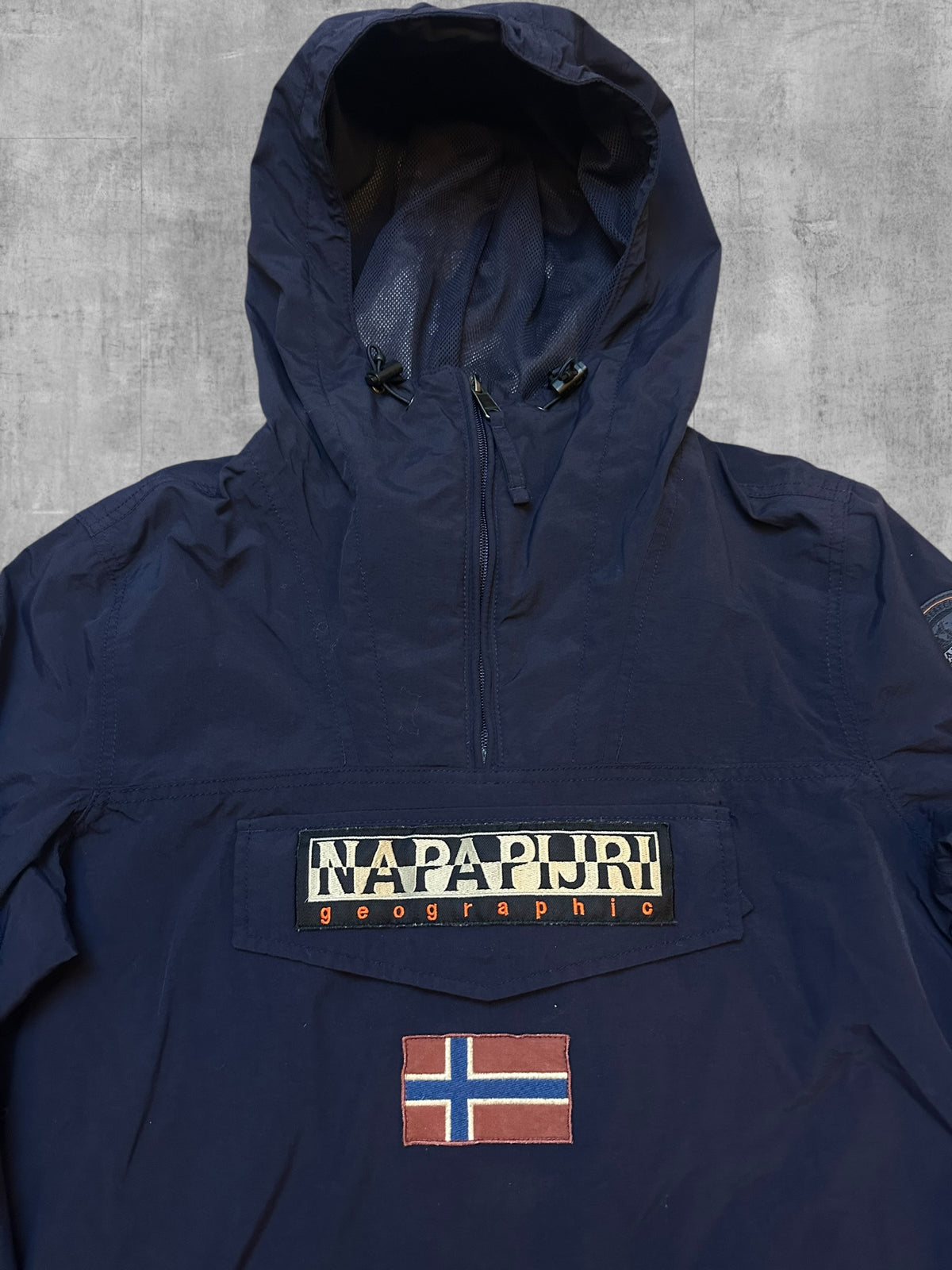 Napapijri Windbreaker Regenjacke Navy Blau M