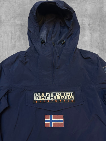 Napapijri Windbreaker Regenjacke Navy Blau M