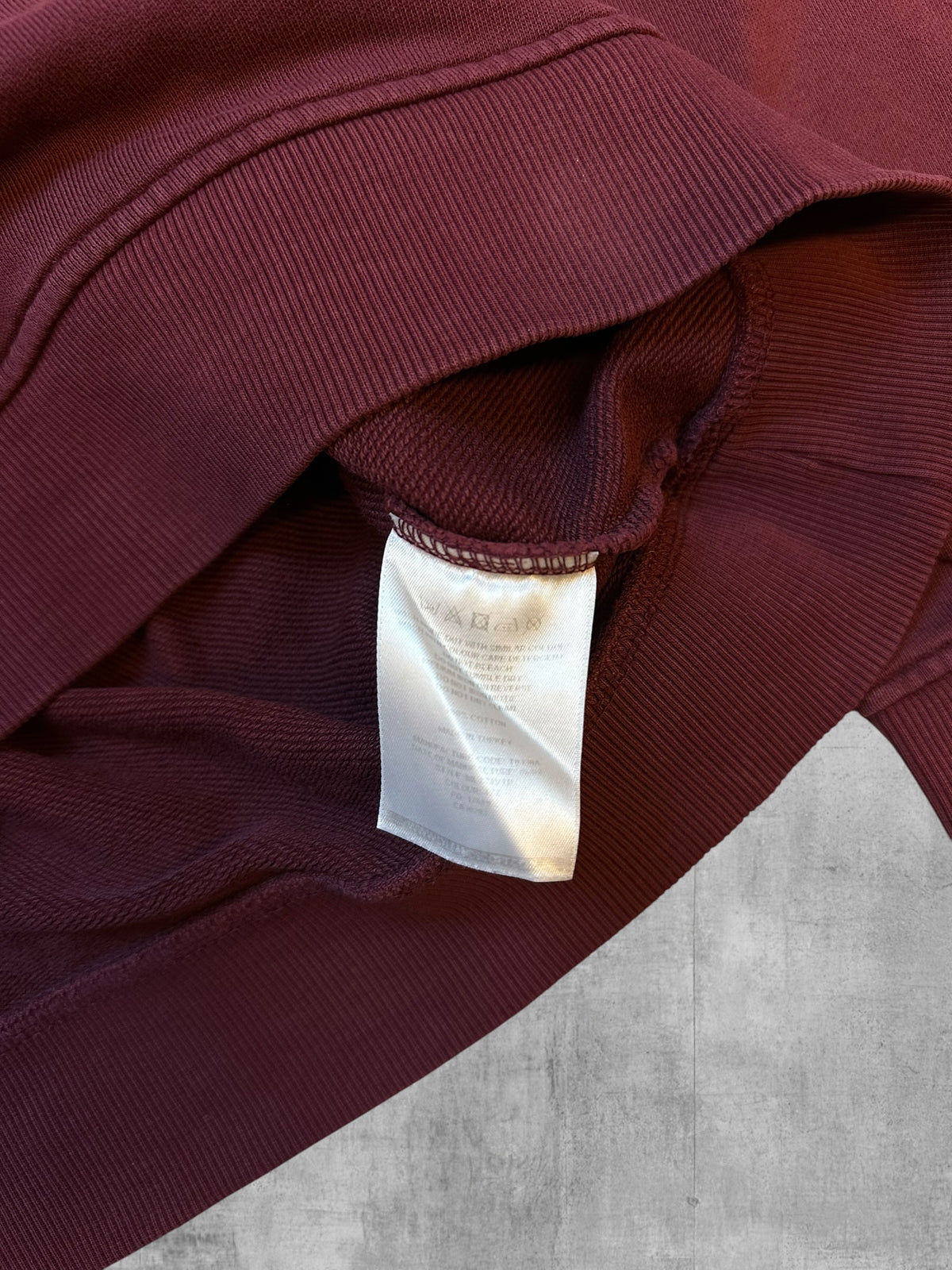 Lyle & Scott Sweatshirt Weinrot L