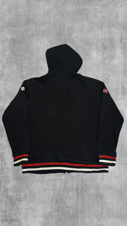 Lonsdale London Trainingsjacke Baumwolle Schwarz Rot M