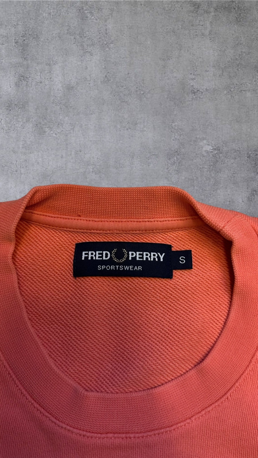Fred Perry Sweatshirt Hellrot S