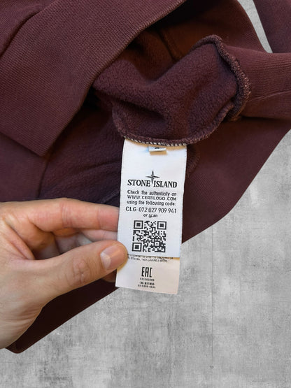 Stone Island Sweat-shirt Bordeaux S