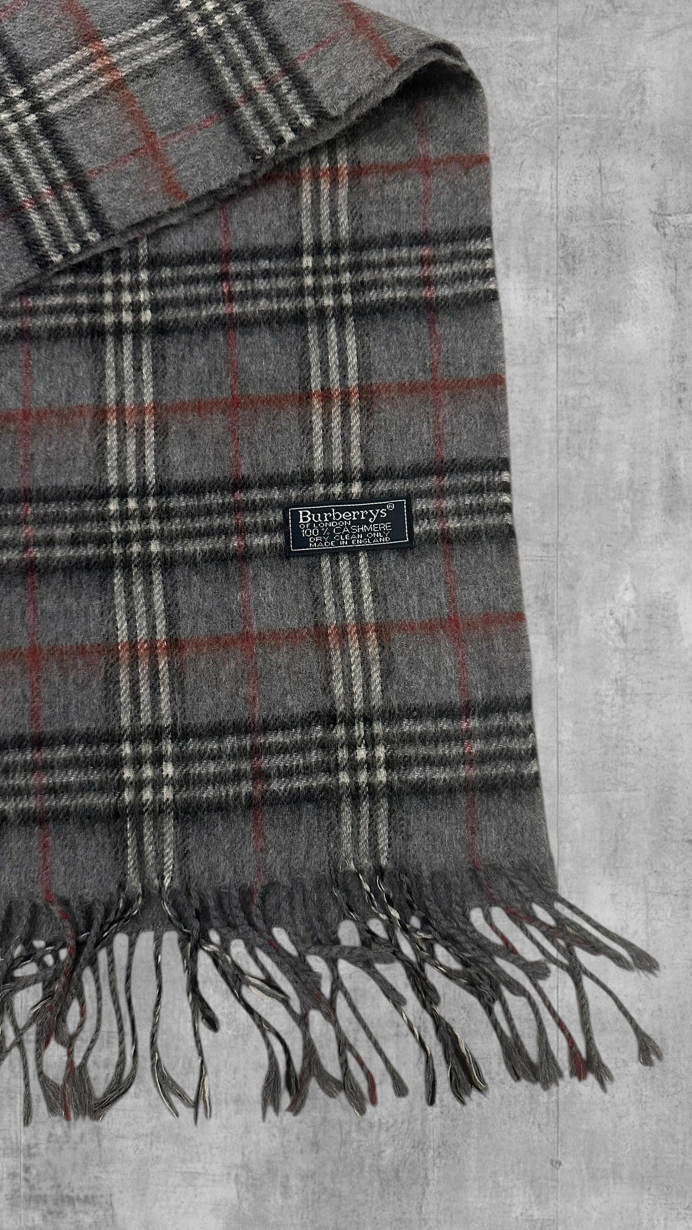 Burberry Schal Grau
