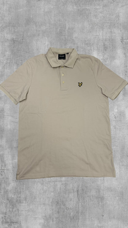 Lyle & Scott Polo Shirt Creme Weiß L