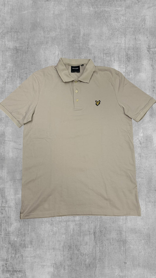 Lyle & Scott Polo Shirt Creme Weiß L