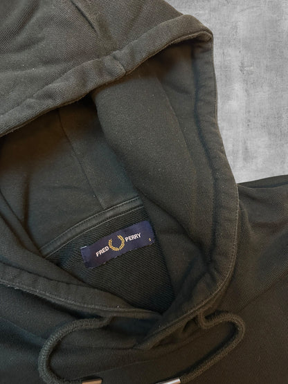 Fred Perry Pullover Hoodie Dunkelgrün S