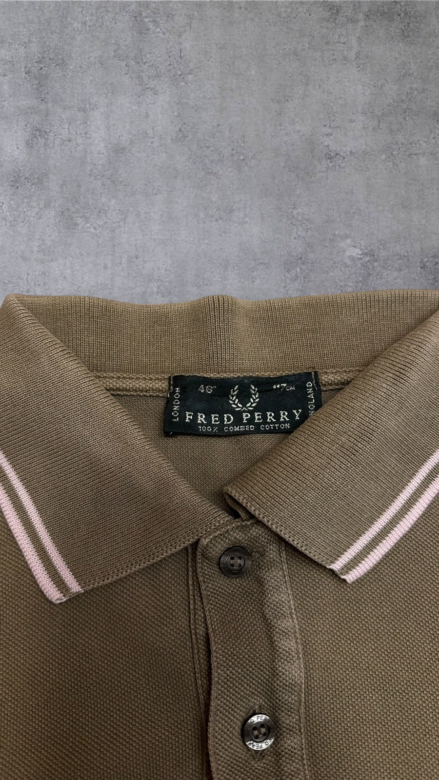 Fred Perry Polo Shirt Braun L