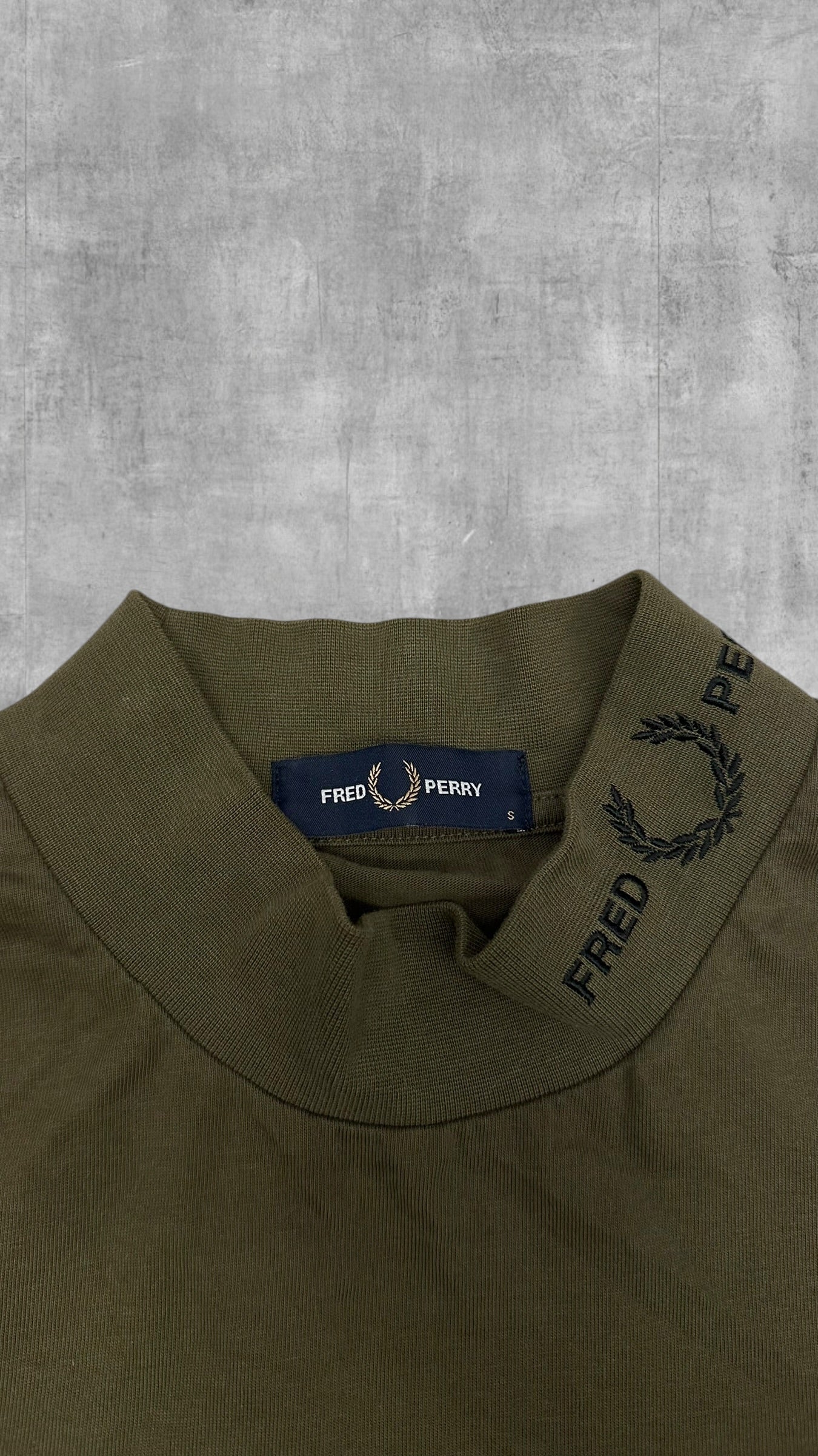 Fred Perry T-shirt Dunkelgrün S