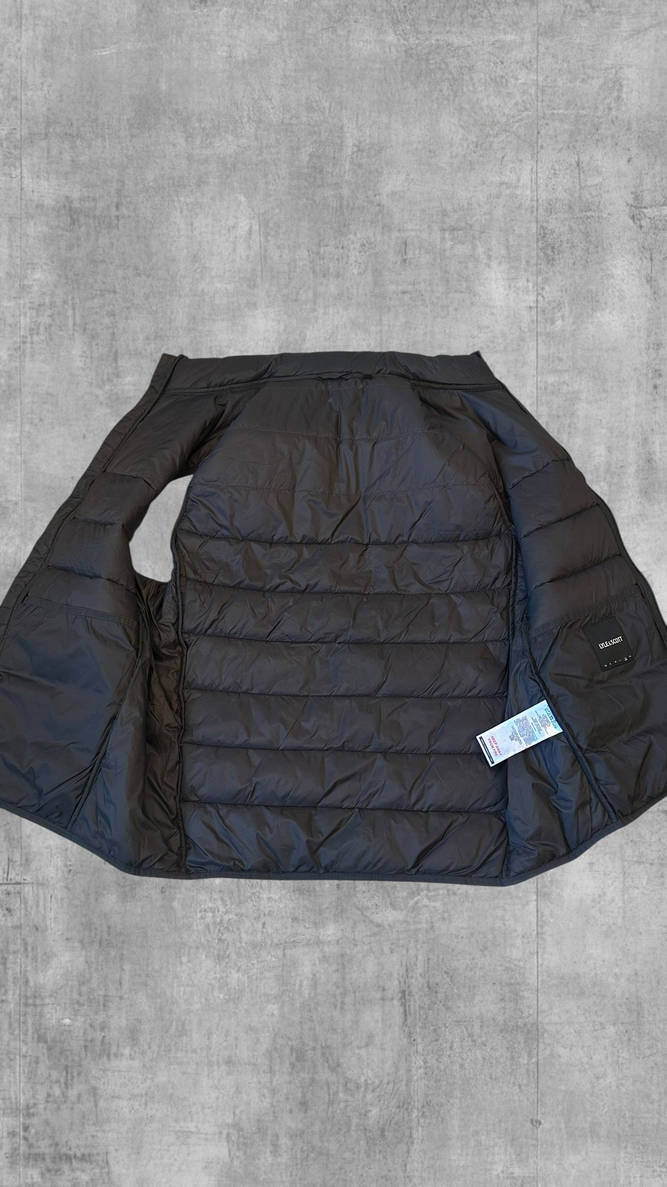 Lyle & Scott Daunenweste Schwarz XL