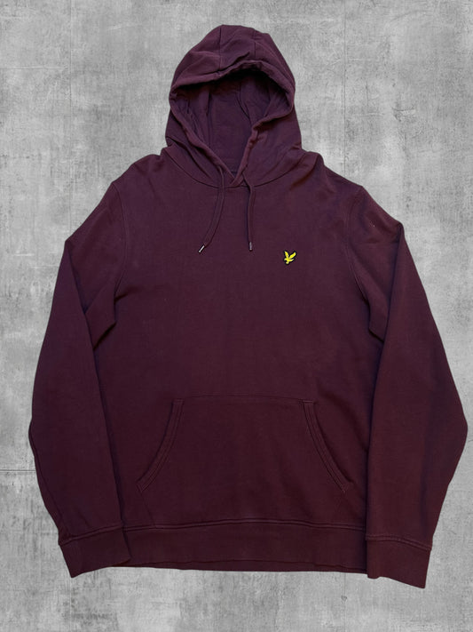 Lyle & Scott Hoodie Pullover Weinrot XL