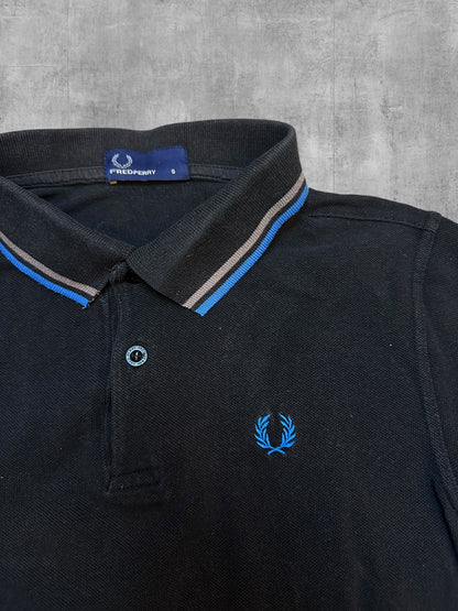 Fred Perry Polo Shirt Schwarz Blau S