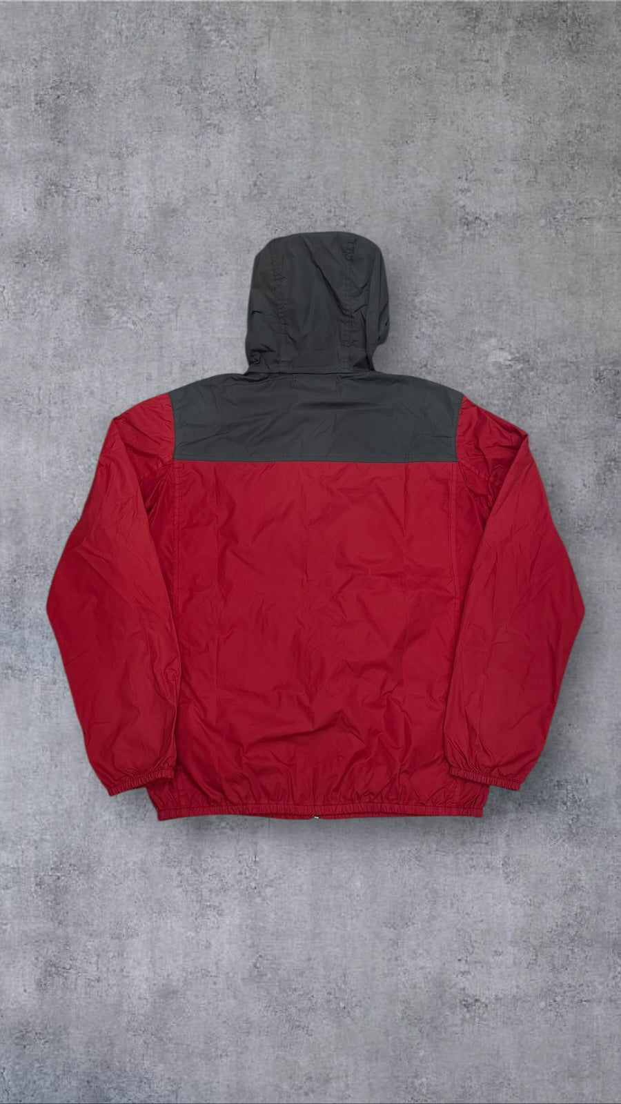 Fred Perry Regenjacke Windbreaker Grau Rot S