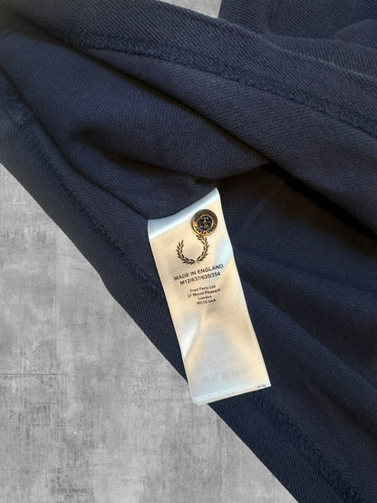 Fred Perry Polo Shirt Schwarzblau Gold M