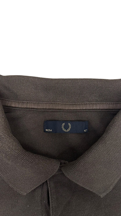Fred Perry Polo Shirt Dunkelgrau M