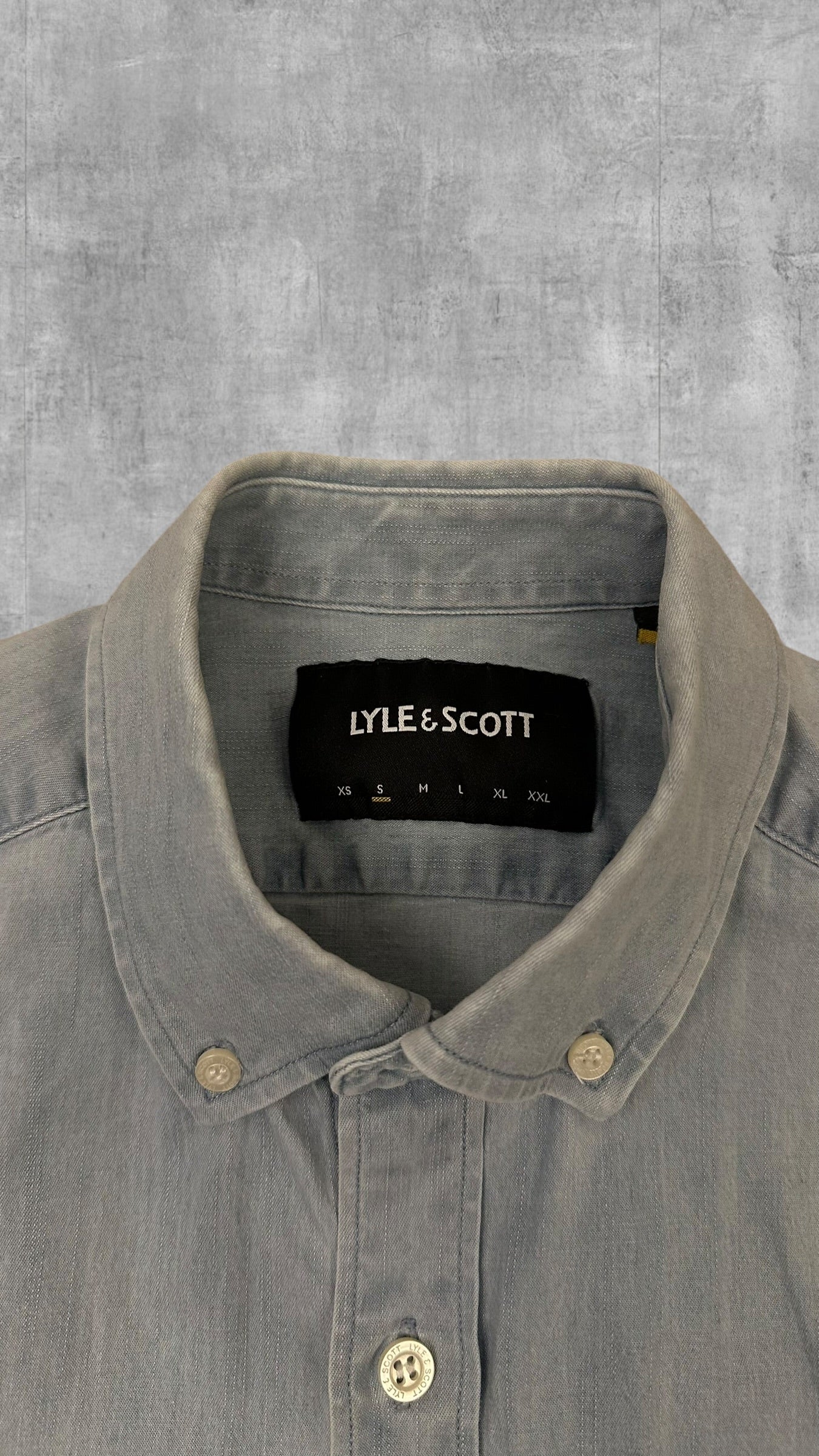 Lyle & Scott Hemd Hellblau S
