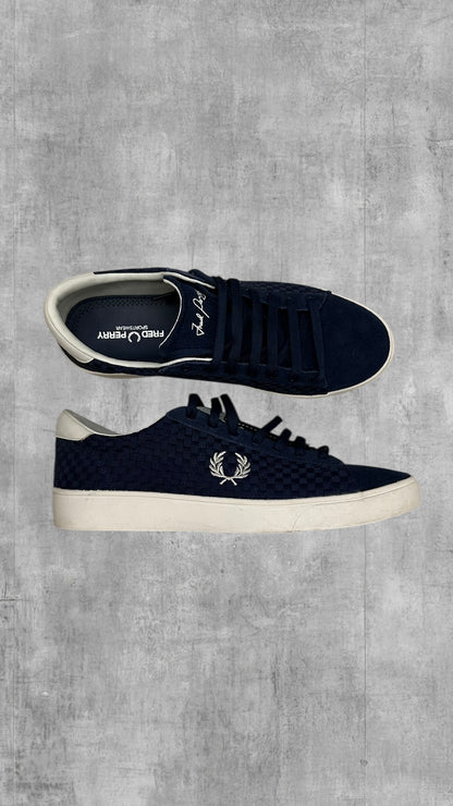 Fred Perry Sneaker EU 40 US 7,5 Navy Blau Weiß
