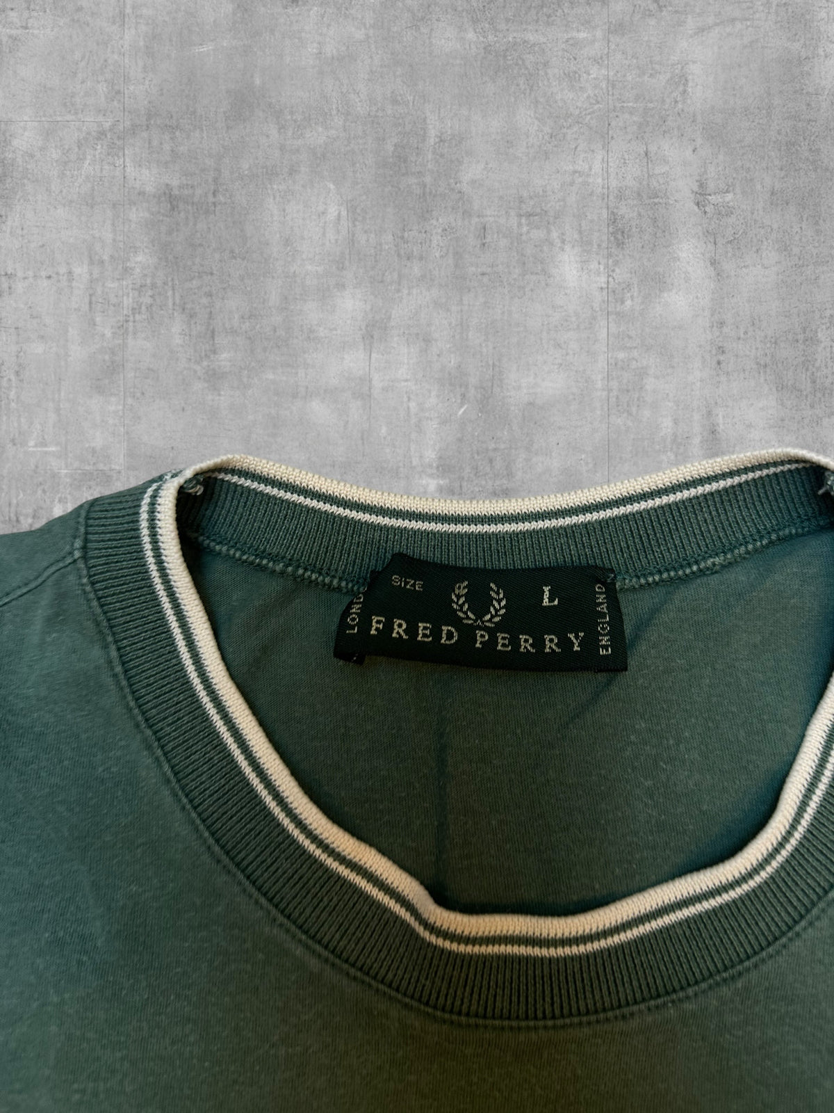Fred Perry T-Shirt Grün L