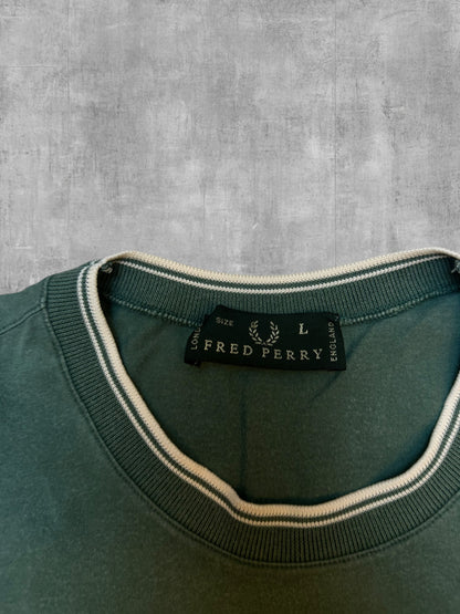 Fred Perry T-Shirt Grün L
