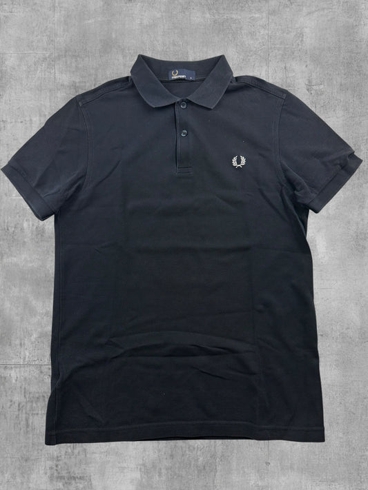 Fred Perry Polo Shirt Schwarz S