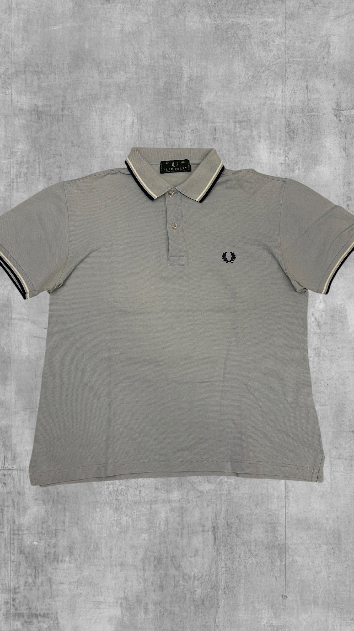 Fred Perry Polo Shirt Türkis Schwarz M