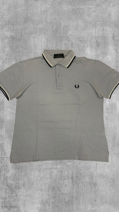 Fred Perry Polo Shirt Türkis Schwarz M