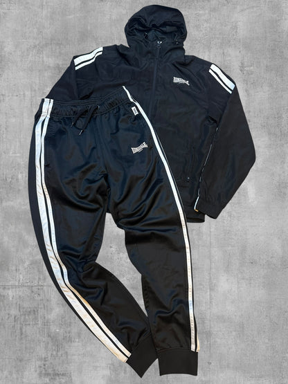 Lonsdale London Trainingsanzug Schwarz Weiß S / XS