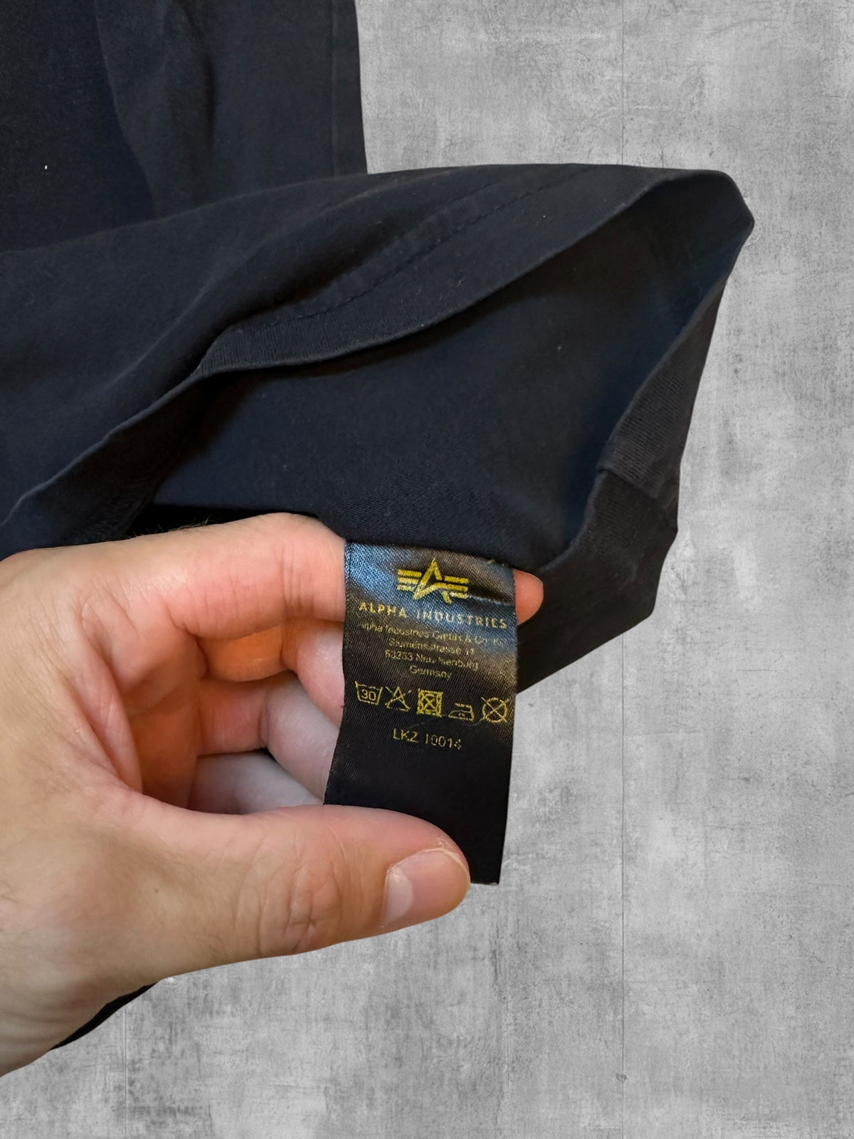Alpha Industries T-Shirt Schwarz XS