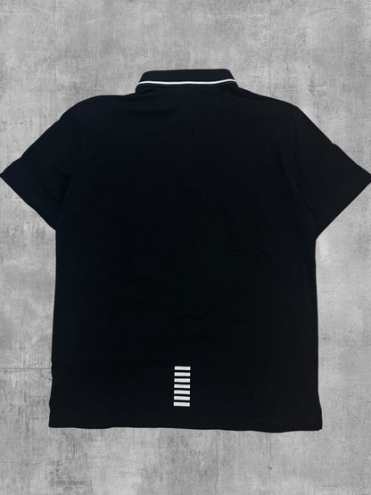 Emprio Armani Poloshirt Schwarz Weiß L