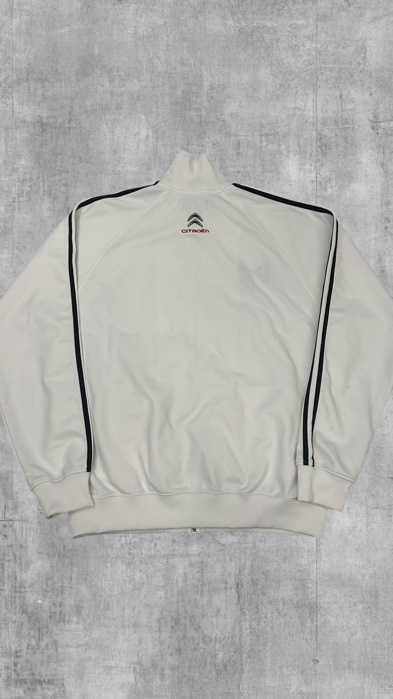 Fred Perry x Citroen Vintage Trainingsjacke Taped Weiß Schwarz L