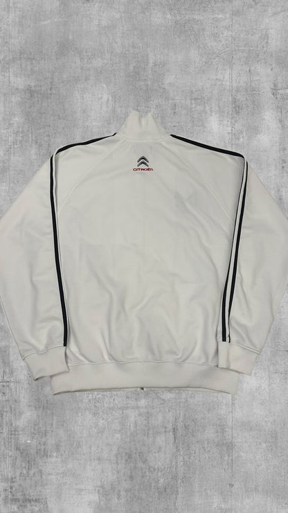 Fred Perry x Citroen Vintage Trainingsjacke Taped Weiß Schwarz L