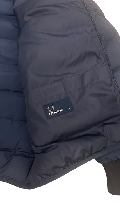 Fred Perry Übergangsjacke Steppjacke Navy Blau L