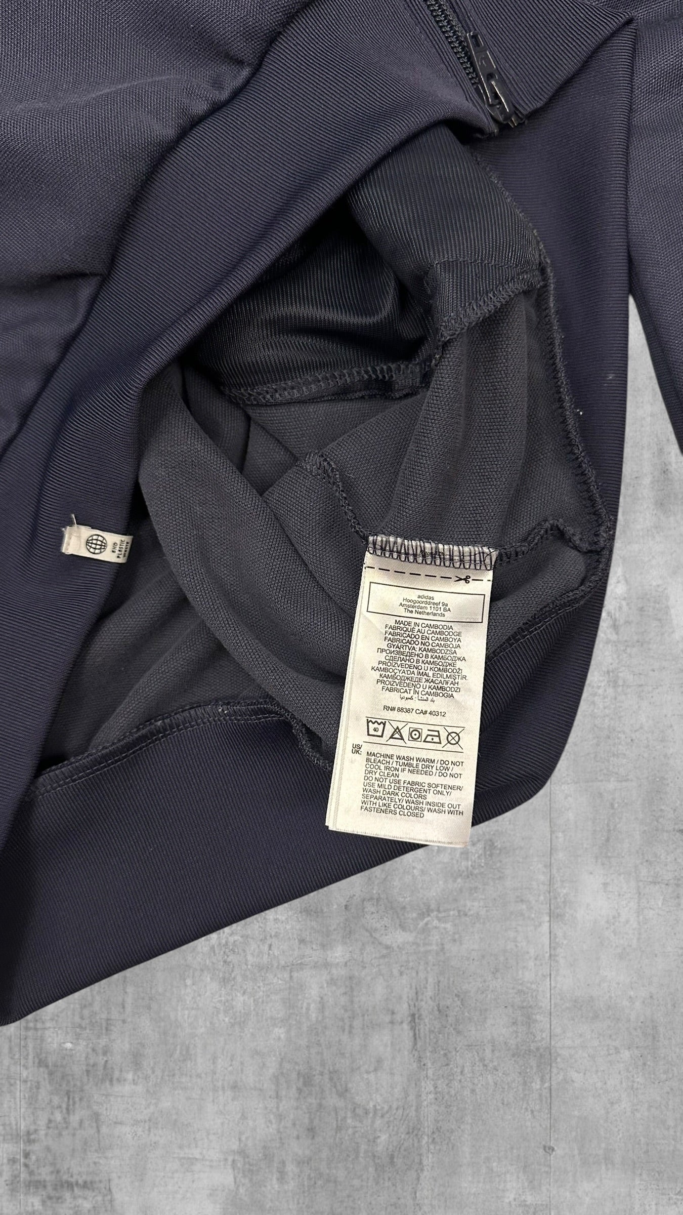 Adidas Firebird Trainingsjacke Schwarzblau M