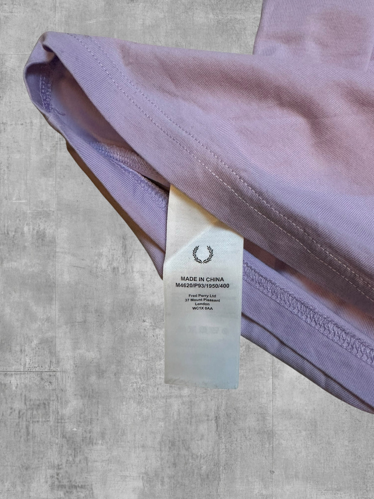 Fred Perry T-shirt Taped Flieder M