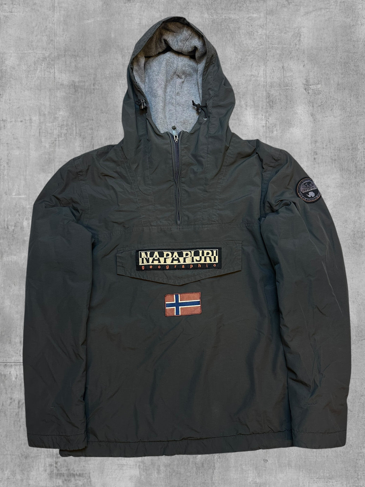 Napapijri Lined Rain Jacket Windbreaker Grey S