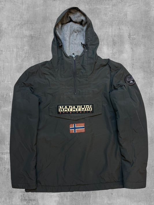 Napapijri Lined Rain Jacket Windbreaker Grey S
