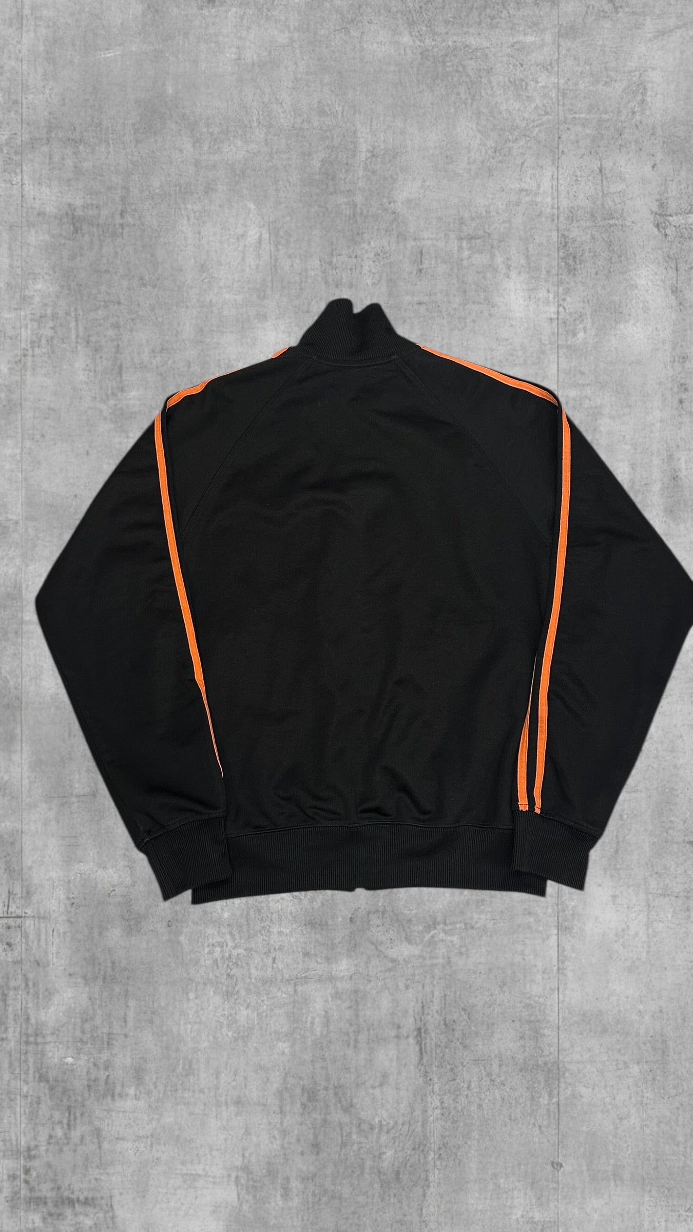 Fred Perry Vintage Trainingsjacke Taped Zip Jacke Schwarz Rot S