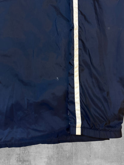 Fred Perry Windbreaker Jacke Taped Navy Blau Weiß M
