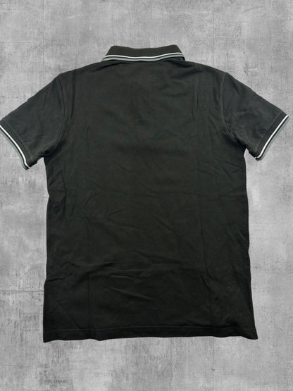 Fred Perry Polo Shirt Khaki Weiß XS - S