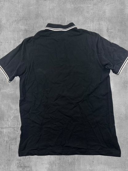 Fred Perry Polo Shirt Schwarz Weiß S