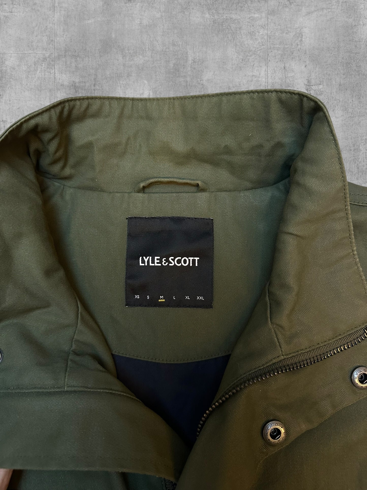 Lyle & Scott Military Cargo Bomberjacke Khaki M