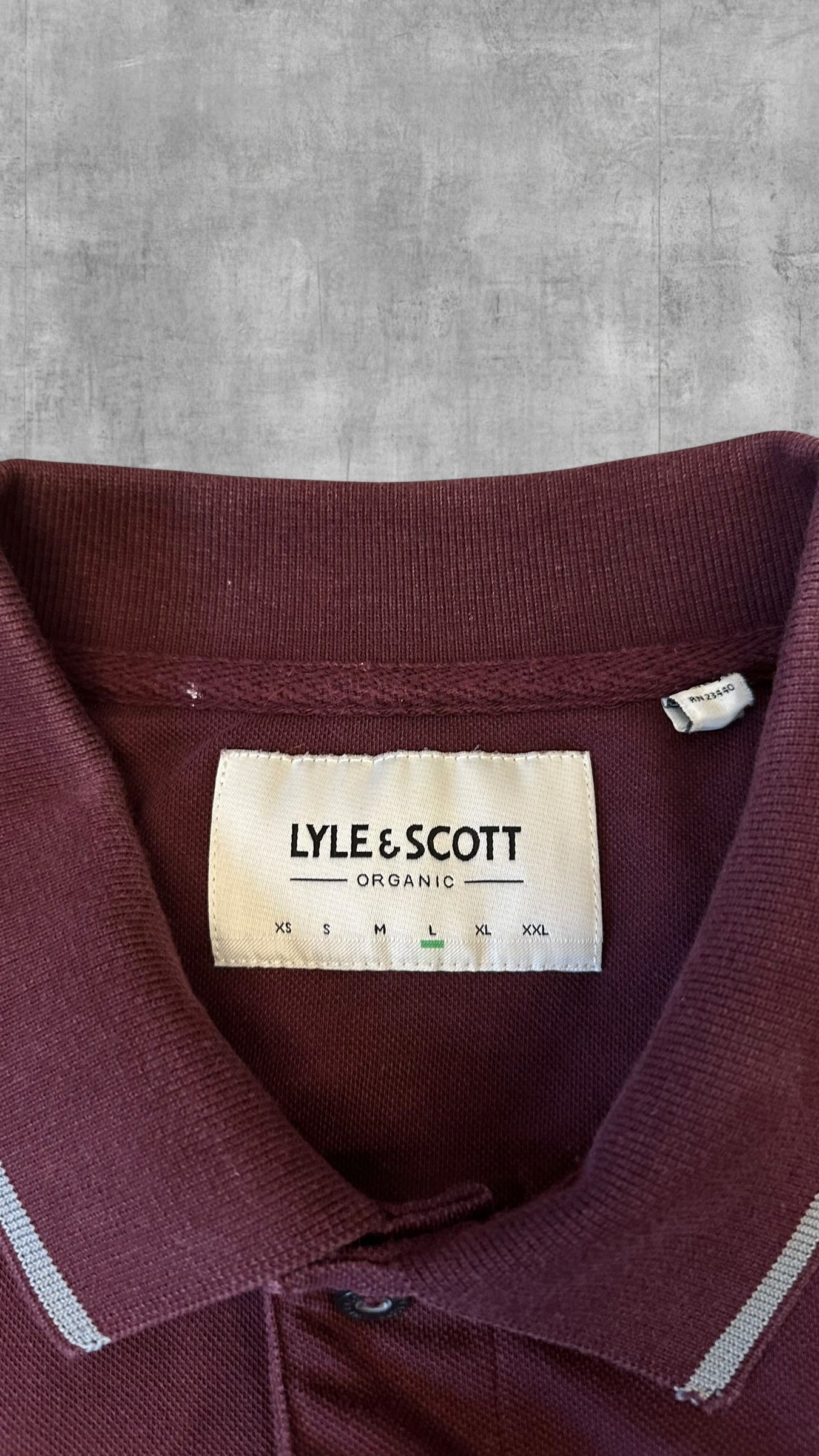 Lyle & Scott Polo Shirt Weinrot L