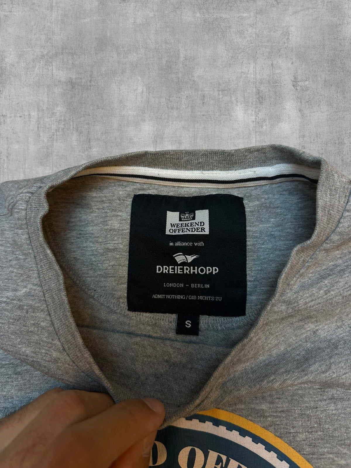 Weekend Offender x Dreierhopp T-shirt Grau S