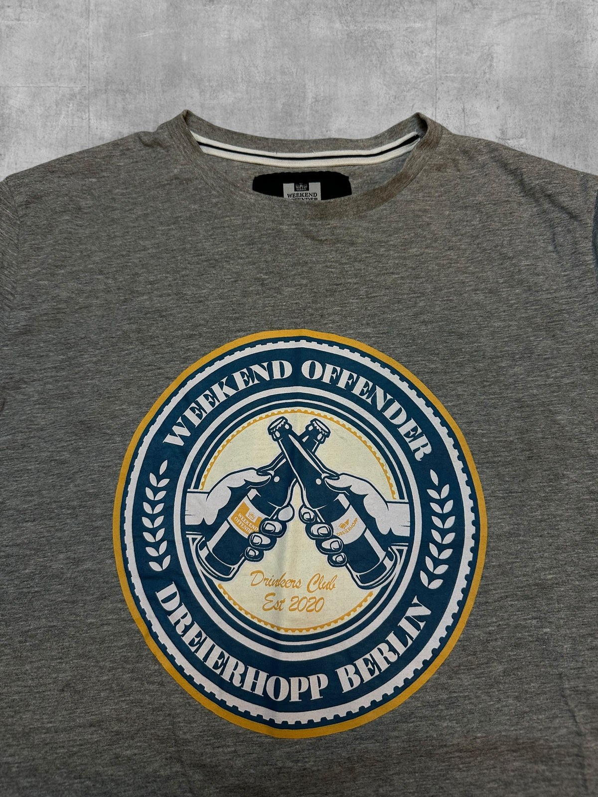 Weekend Offender x Dreierhopp T-shirt Grau S