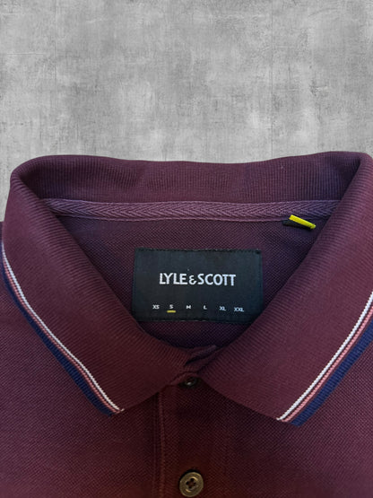 Lyle & Scott Polo Shirt Weinrot S